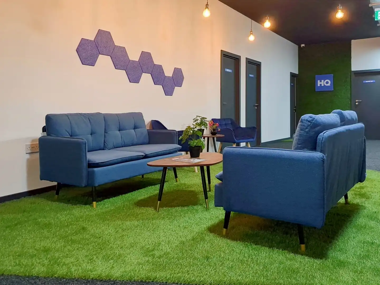 Sala de estar de Oficina de alquiler en Valencia con Aire acondicionado, Calefacción y Amueblado
