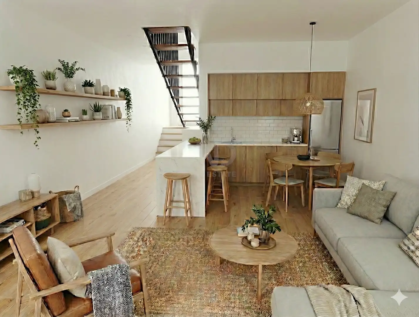 Wohnzimmer von Einfamilien-Reihenhaus zum Verkauf in Adeje mit Terrasse und Schwimmbad