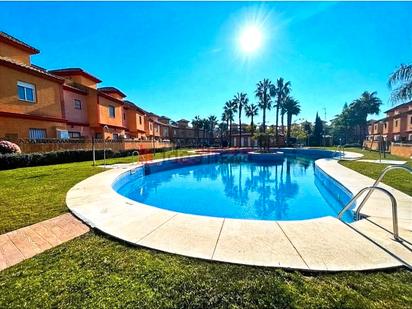 Swimming pool of Single-family semi-detached for sale in Lepe  with Air Conditioner, Heating and Terrace