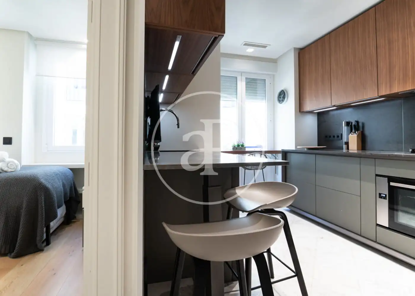 Küche von Wohnung zur Miete in Barrio de Salamanca