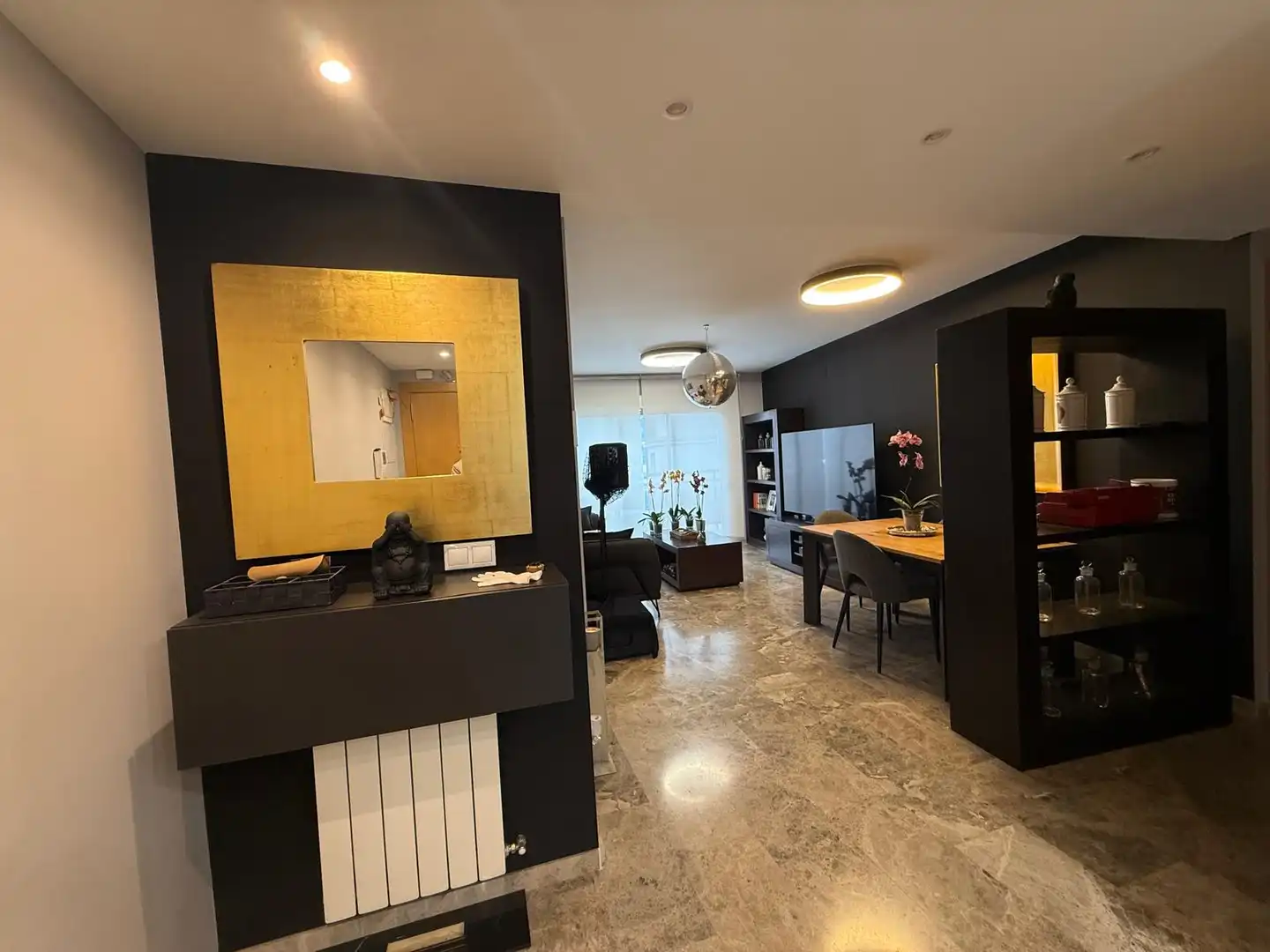 Living room of Flat for sale in Alcoy / Alcoi  with Heating, Furnished and Balcony