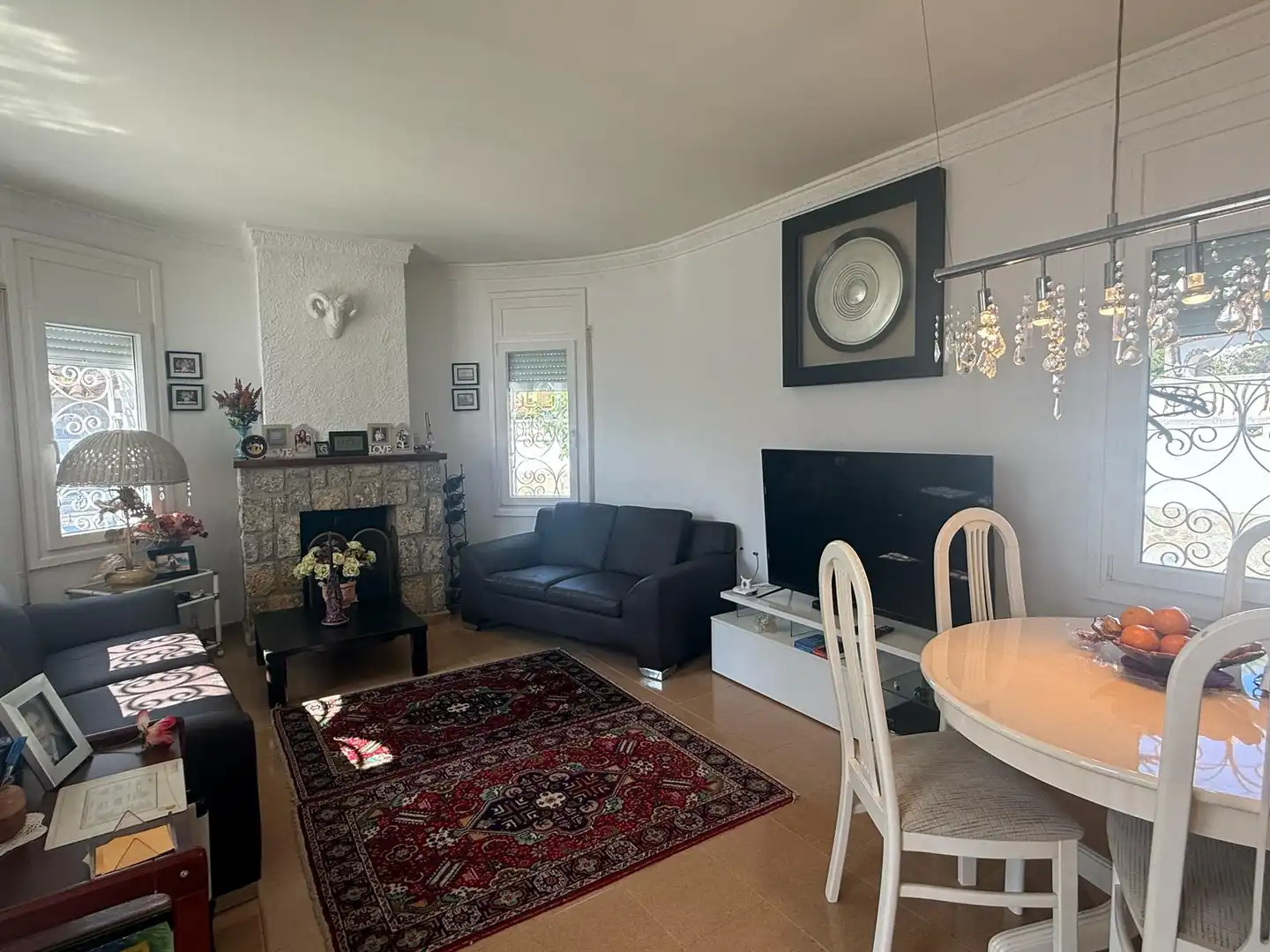 Sala de estar de Casa o chalet en venta en Mont-roig del Camp con Jardín privado y Terraza