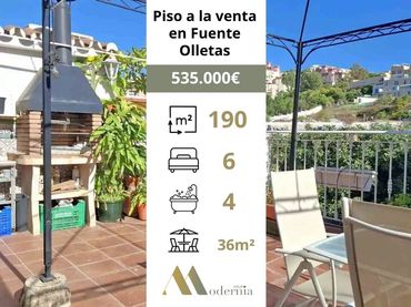 Adossat amb balcó en venda a Centro