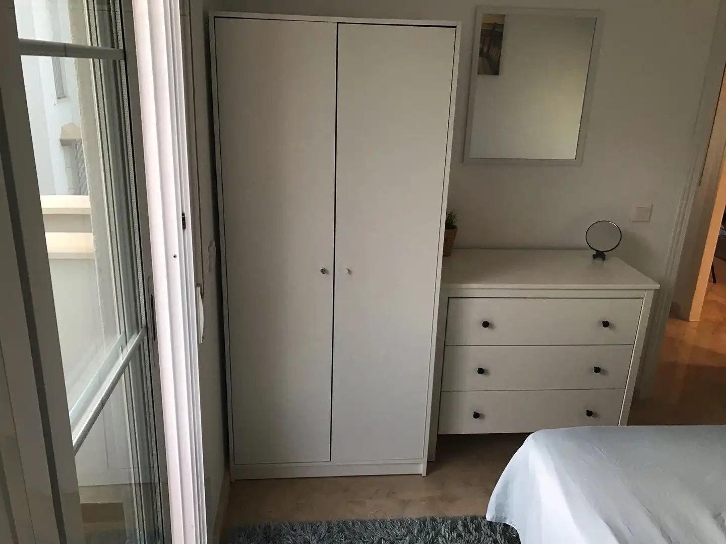 Schlafzimmer von Wohnungen zum Verkauf in Manilva mit Klimaanlage, Terrasse und Abstellraum