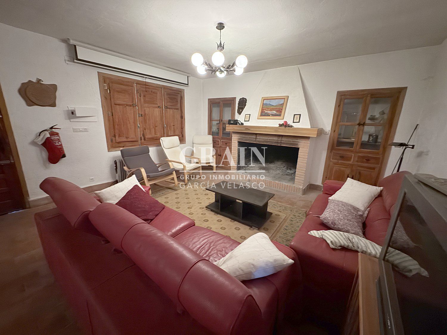 Sala d'estar de Casa o xalet en venda en  Albacete Capital amb Jardí privat