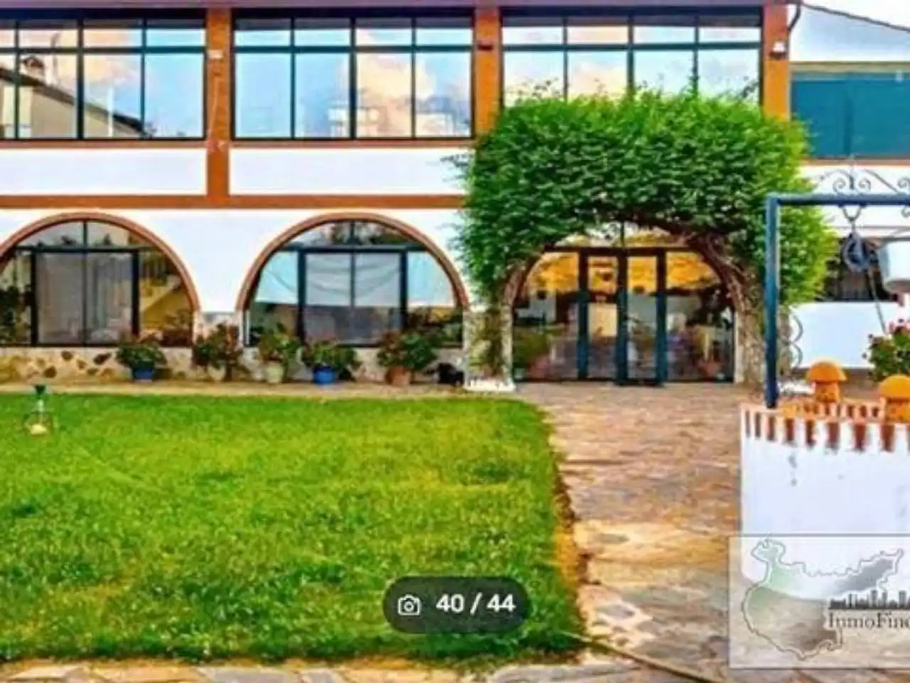Jardín de Finca rústica en venta en Higuera de Vargas con Aire acondicionado, Jardín privado y Terraza