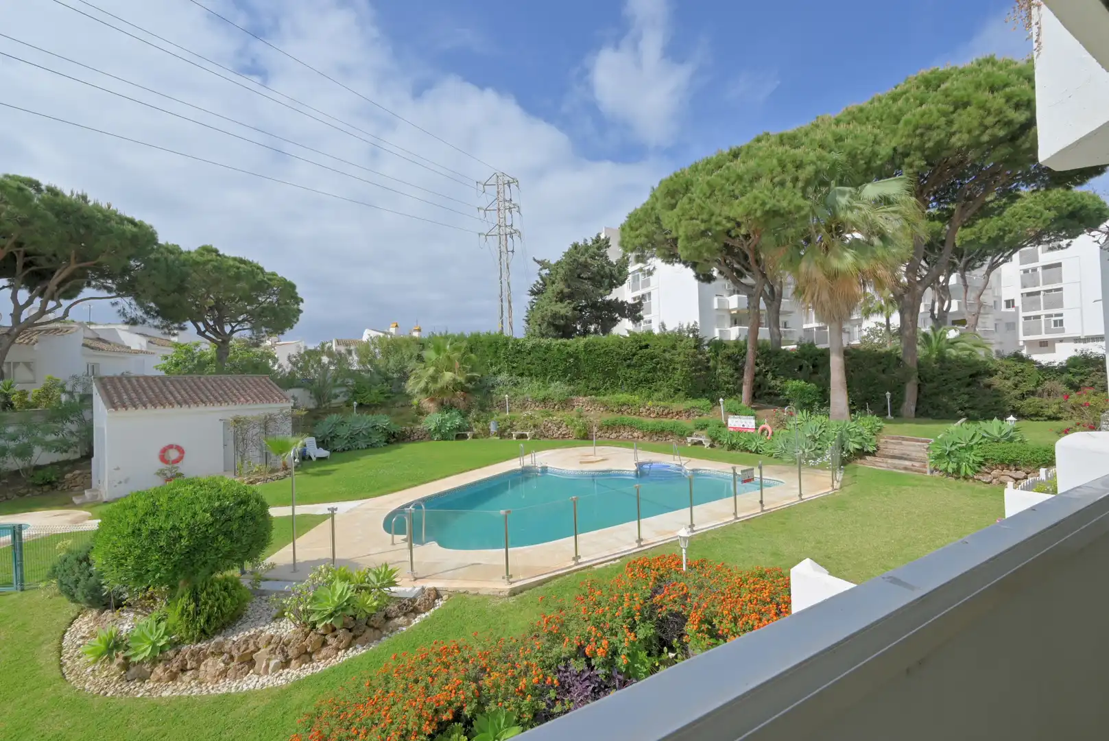 Jardín de Apartamento en venta en Mijas con Aire acondicionado, Terraza y Piscina