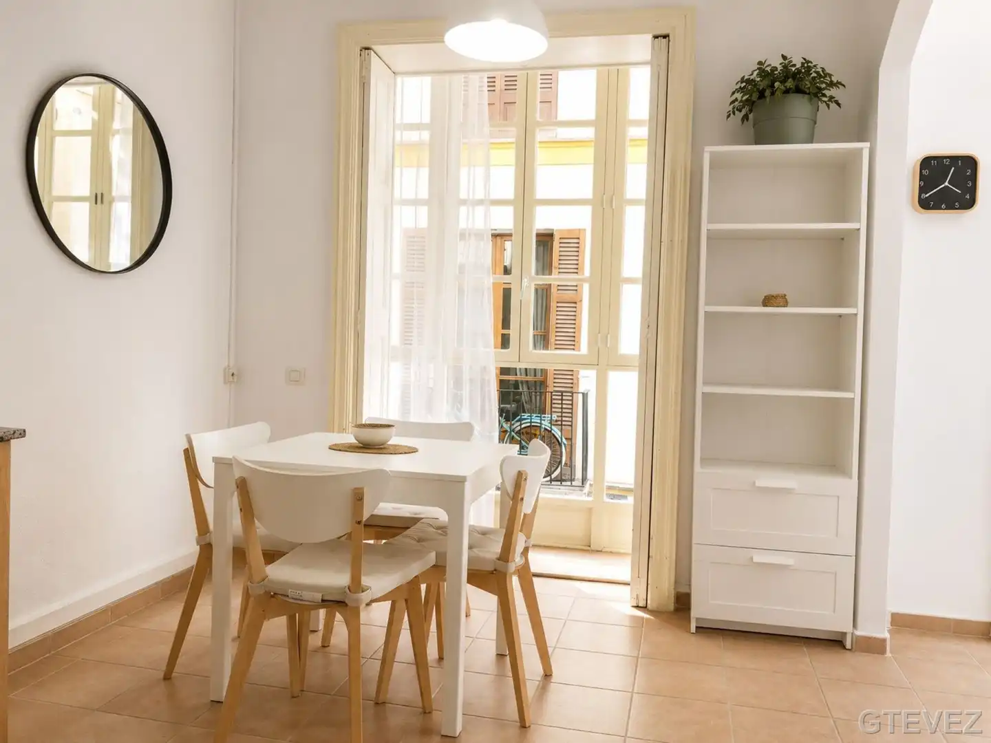 Esszimmer von Wohnung zur Miete in  Palma de Mallorca mit Heizung, Möbliert und Balkon