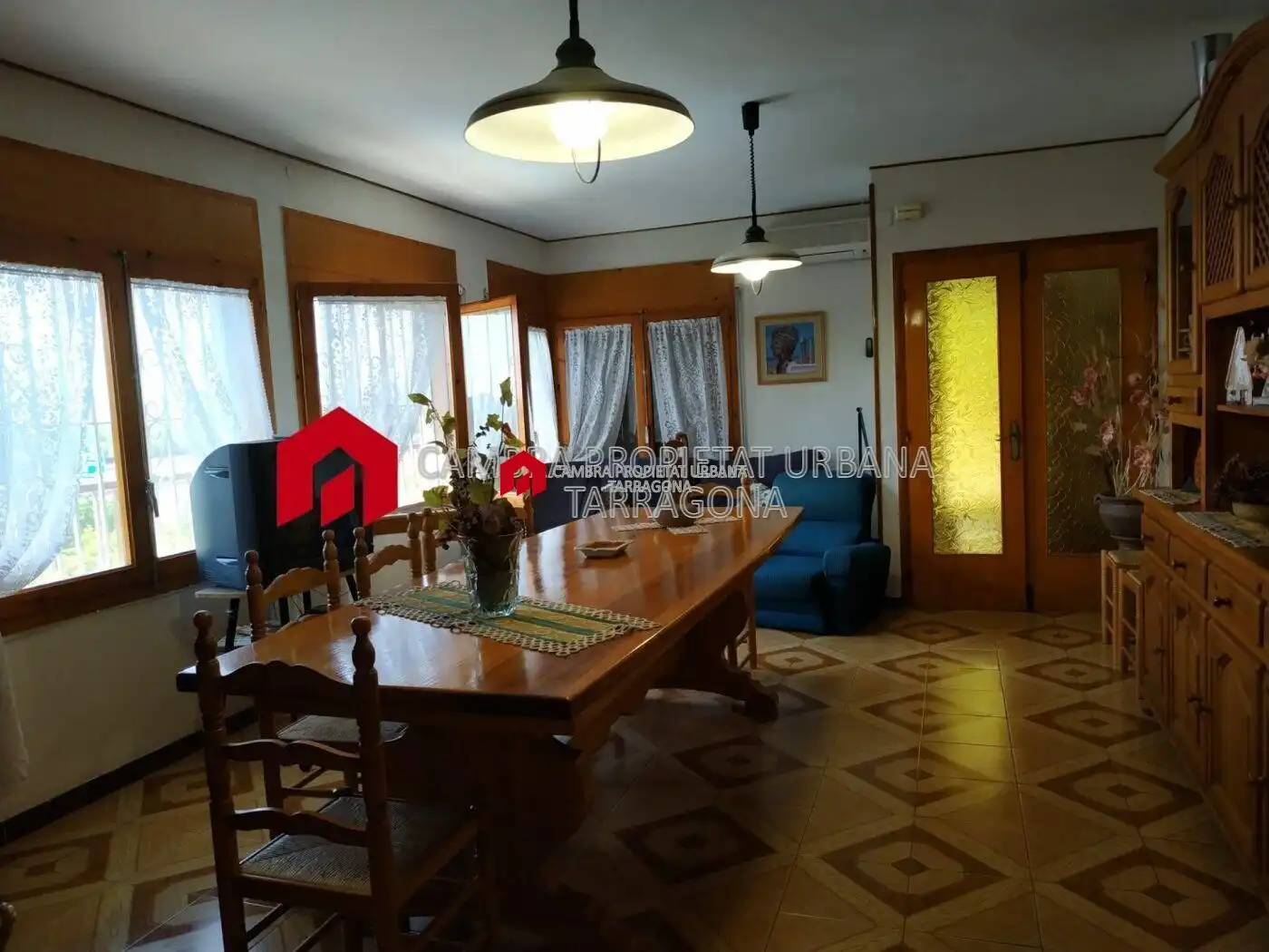 Menjador de Finca rústica en venda en L'Aldea amb Aire condicionat, Calefacció i Jardí privat