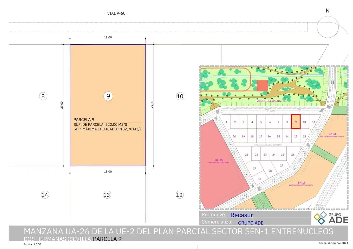 Residencial en venta en Dos Hermanas