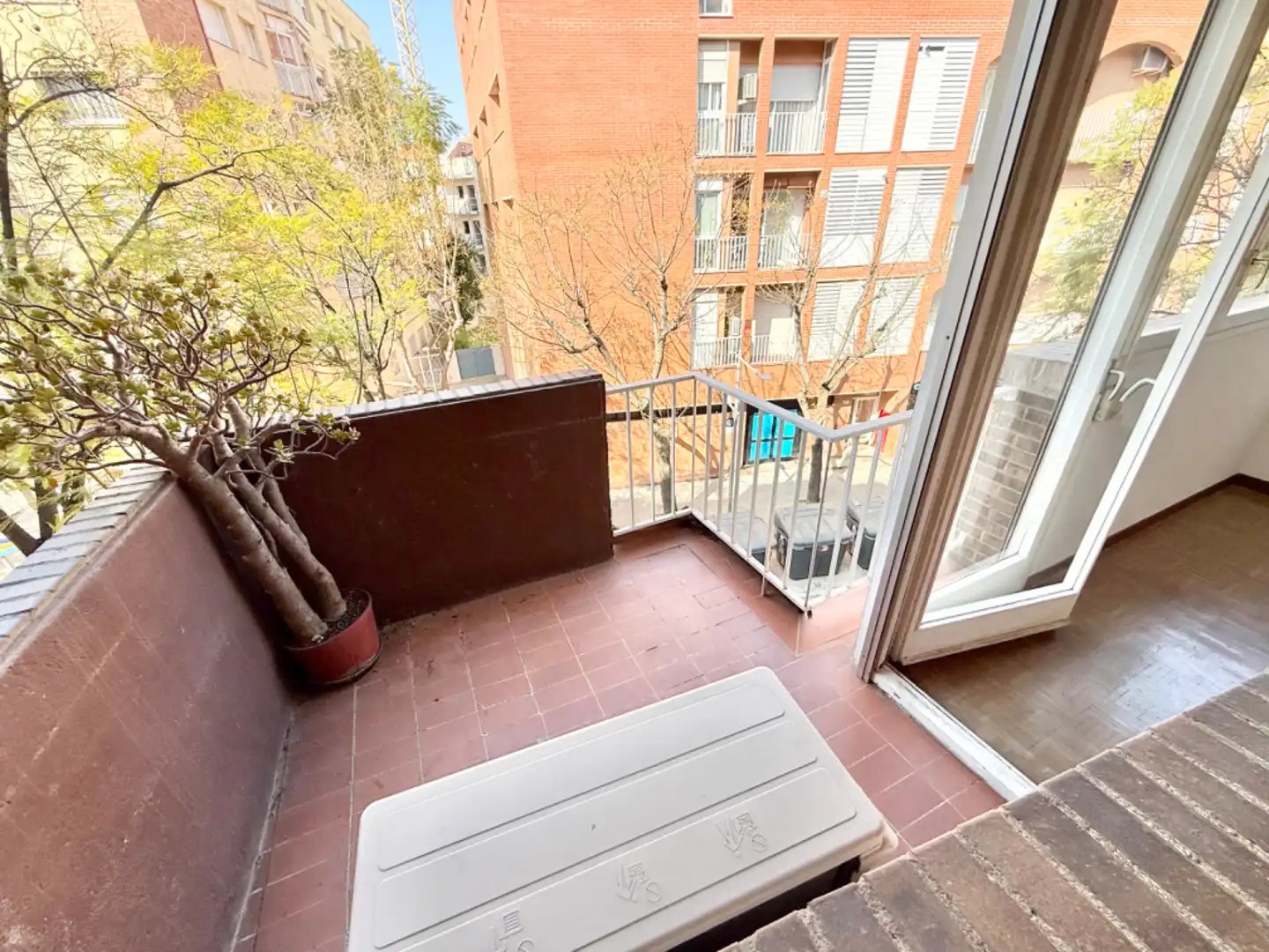 Balcony of Flat for sale in Sant Just Desvern  with Air Conditioner, Heating and Parquet flooring