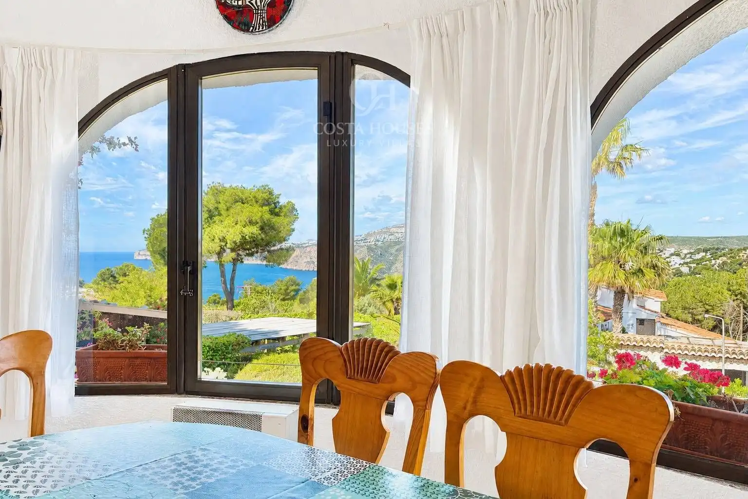 Menjador de Casa o xalet en venda en Jávea / Xàbia amb Aire condicionat, Calefacció i Jardí privat