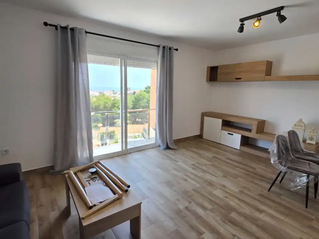 Sala d'estar de Casa adosada de lloguer en Coloma  