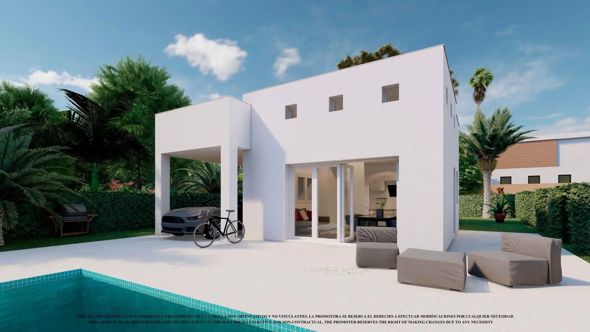 Villa mit Pool zum Verkauf in Las Lomas de Rame - Bahía Bella