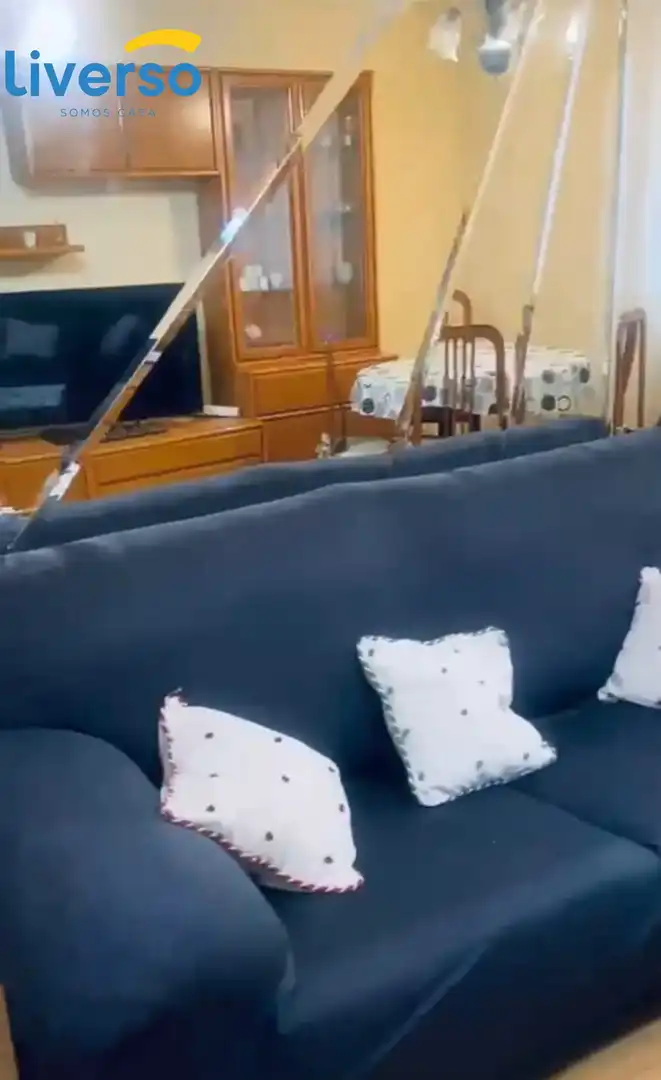 Living room of Flat for rent in Burgos  with Heating and Furnished