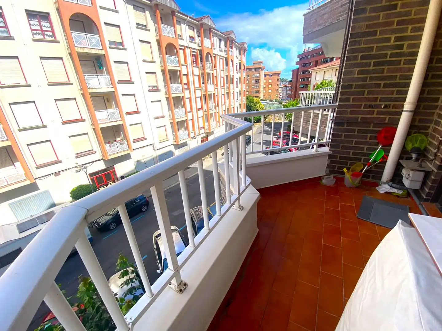 Balcony of Flat for sale in Castro-Urdiales  with Heating, Private garden and Parquet flooring