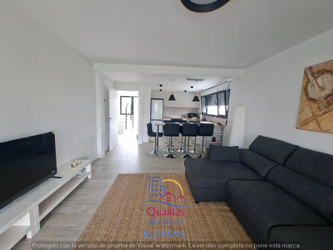 Sala d'estar de Casa o xalet de lloguer en Oliva amb Aire condicionat, Calefacció i Jardí privat