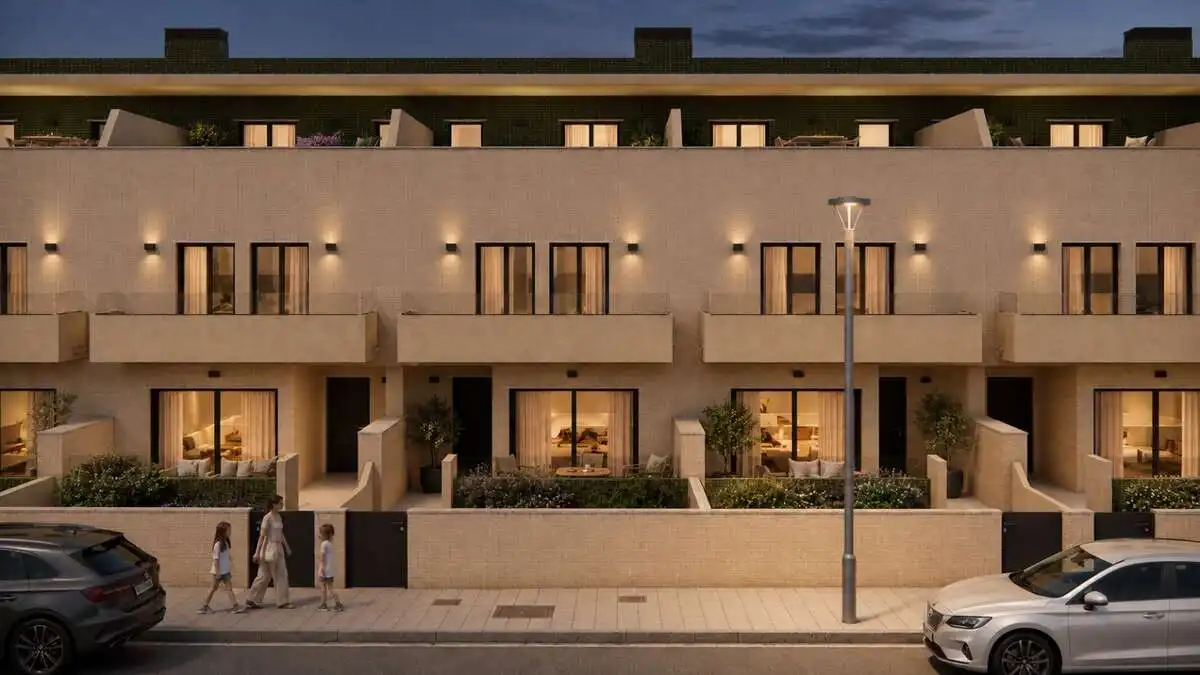 Außenansicht von Maisonette zum Verkauf in El Ejido mit Klimaanlage, Terrasse und Abstellraum