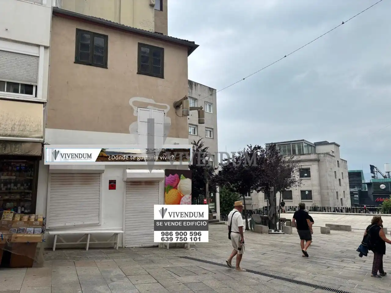 Vista exterior de Edificio en venta en Vigo 