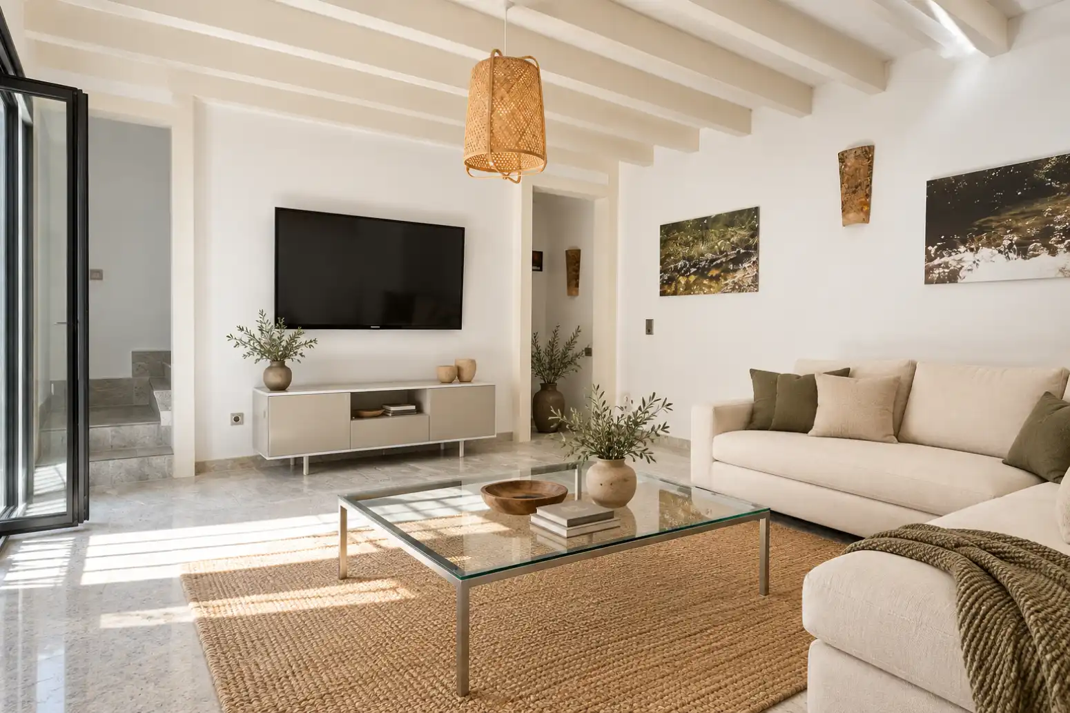 Sala d'estar de Casa o xalet en venda en Andratx