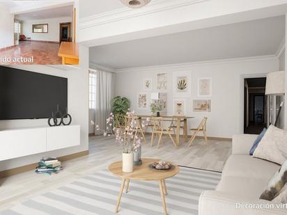 Living room of Flat for sale in  Zaragoza Capital