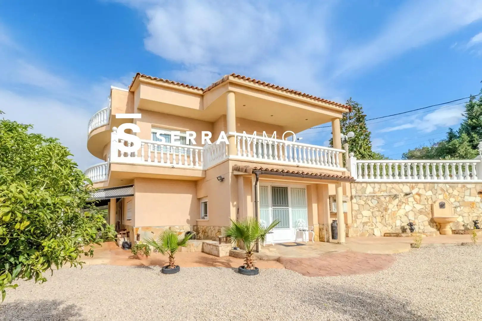 Vista exterior de Casa o xalet en venda en Olivella amb Calefacció, Jardí privat i Terrassa