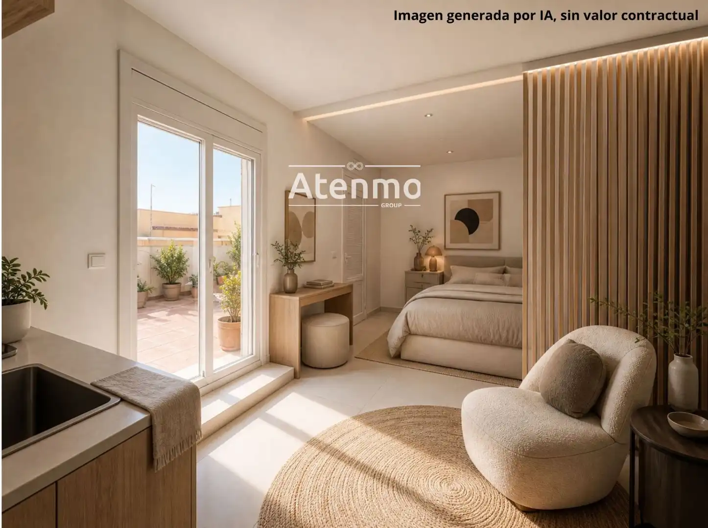 Bedroom of Flat for sale in Barcelona  with Terrace