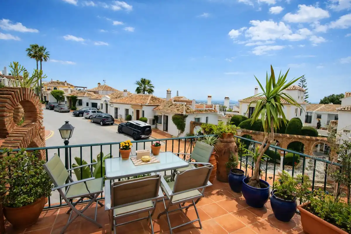 Terrace of Detached homes for sale in Mijas  with Heating, Terrace and Swimming Pool