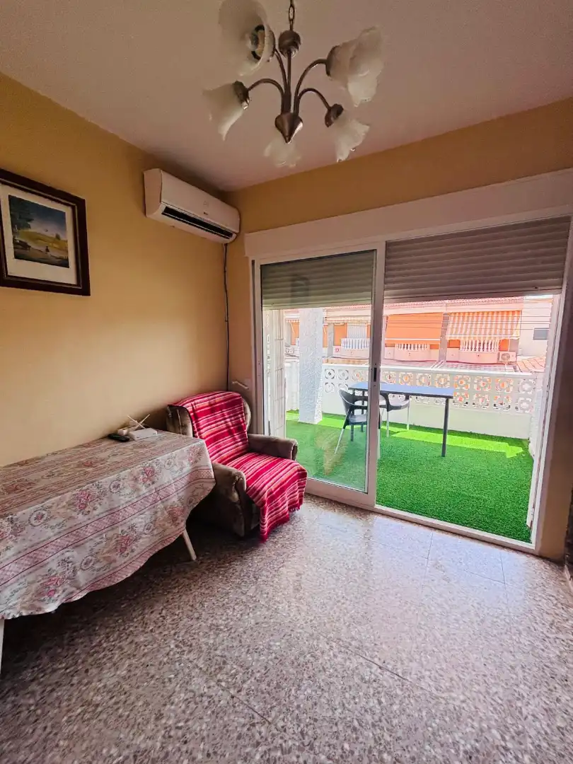 Balcony of Houses for rent in Pilar de la Horadada  with Air Conditioner, Heating and Private garden