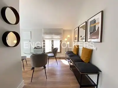 Sala d'estar de Àtic de lloguer en Valencia amb Aire condicionat, Calefacció i Parquet