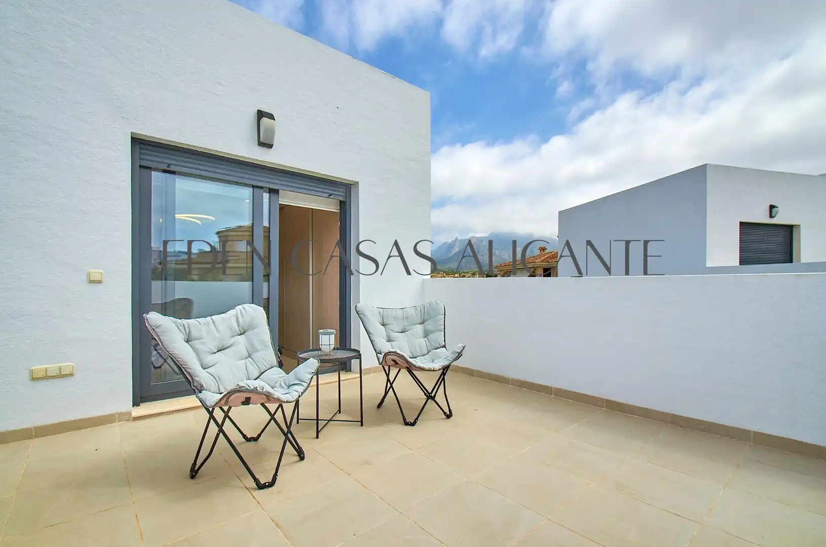 Terraza de Casa adosada en venta en Busot con Aire acondicionado, Calefacción y Jardín privado