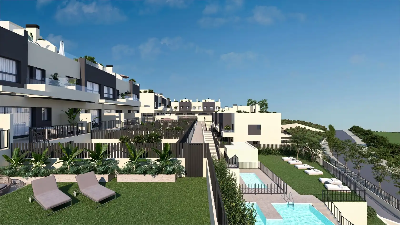 Reihenhaus mit Pool zum Verkauf in Avenida Condado de Huelva, imagen 2