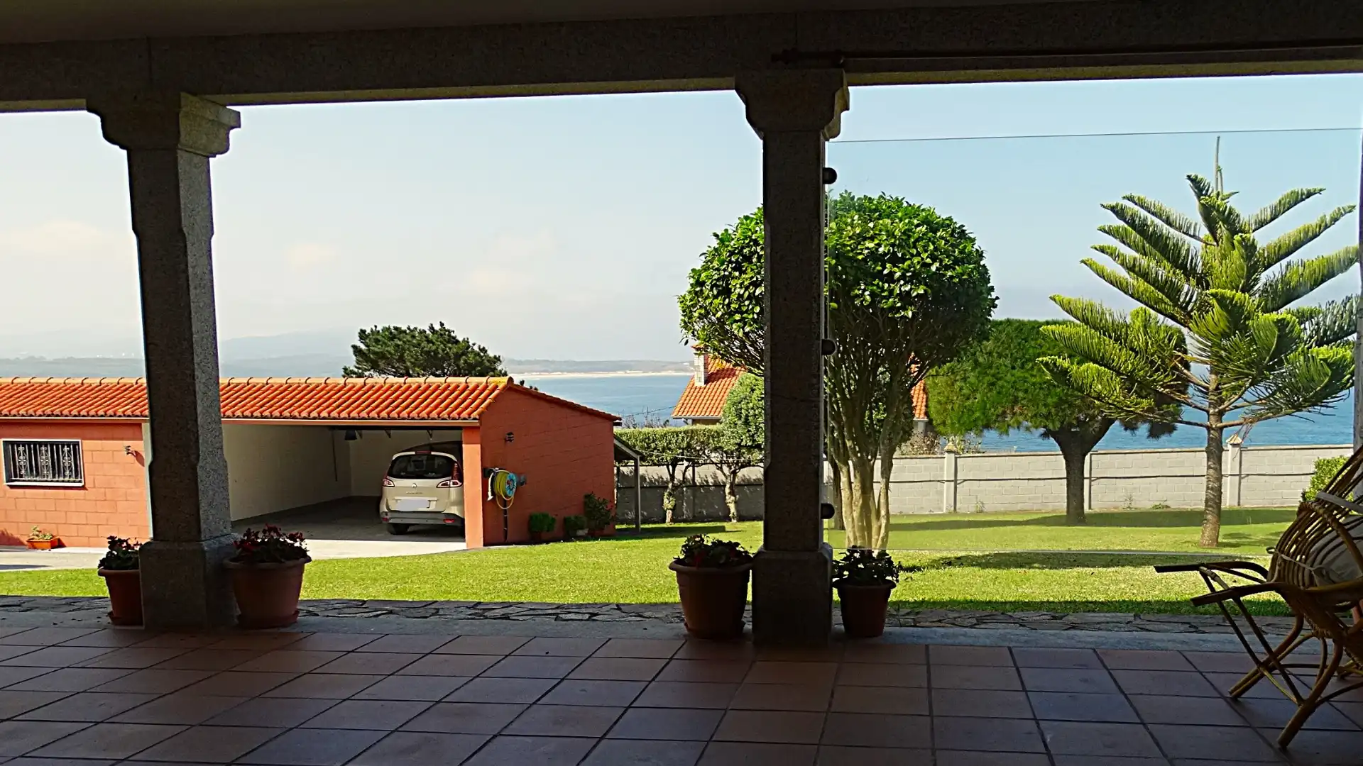 Jardí de Casa o xalet en venda en Valdoviño amb Calefacció, Jardí privat i Parquet