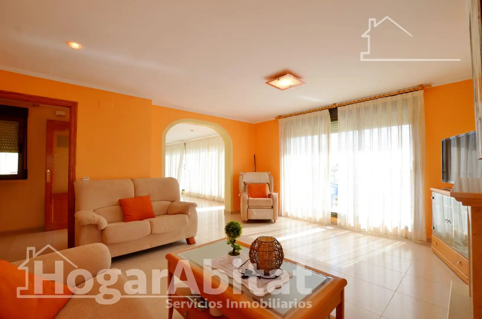 Living room of Attic for sale in Tavernes de la Valldigna  with Terrace, Storage room and Furnished