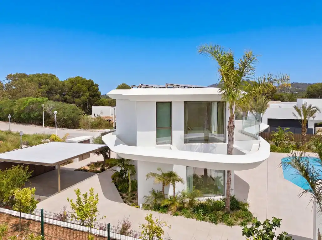 Vista exterior de Casa o chalet en venta en Jávea / Xàbia con Aire acondicionado, Jardín privado y Terraza