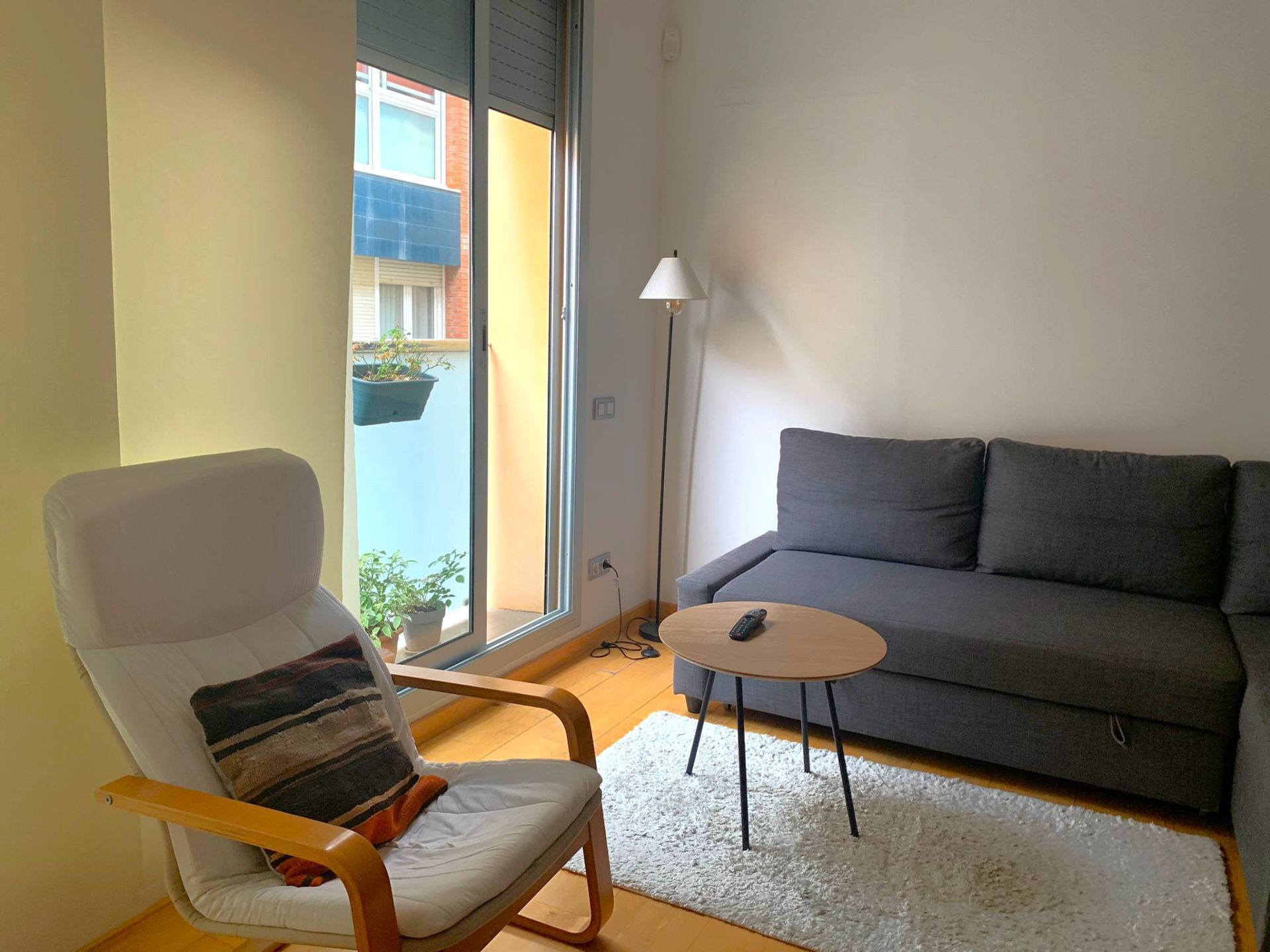 Living room of Flat to rent in  Barcelona Capital  with Air Conditioner and Heating
