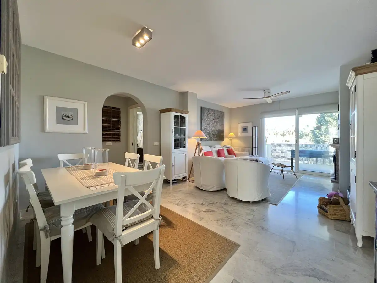 Esszimmer von Wohnung zum Verkauf in Marbella mit Klimaanlage, Terrasse und Möbliert