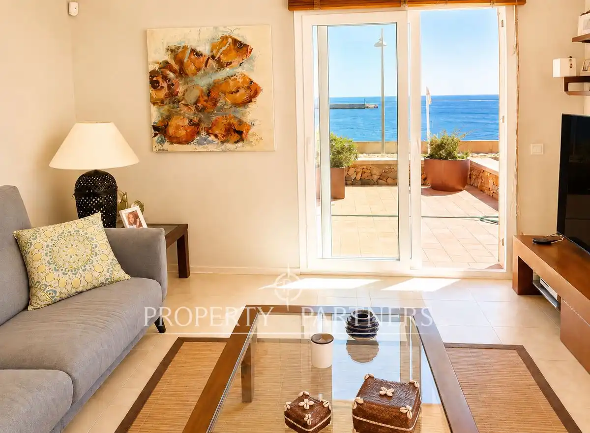 Sala d'estar de Apartament en venda en Ciutadella de Menorca amb Aire condicionat, Calefacció i Jardí privat