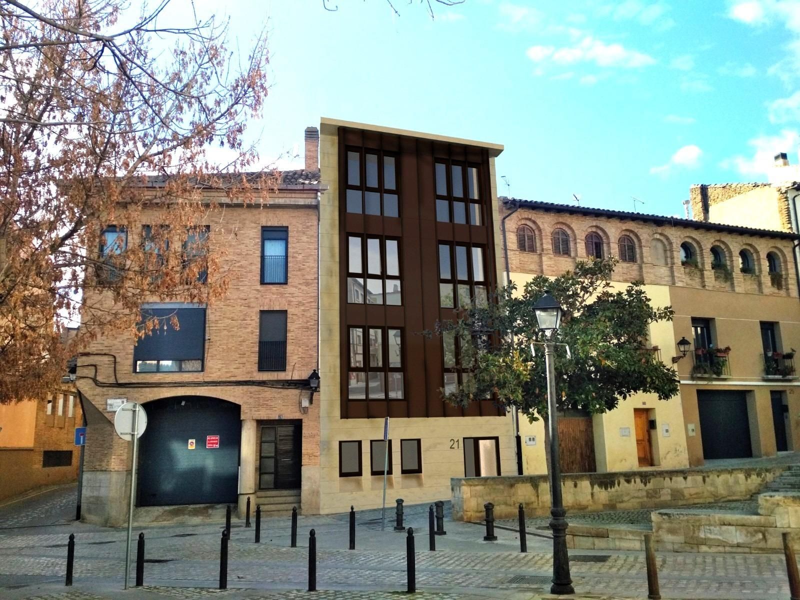 Vista exterior de Planta baixa en venda en Tudela amb Calefacció i Terrassa