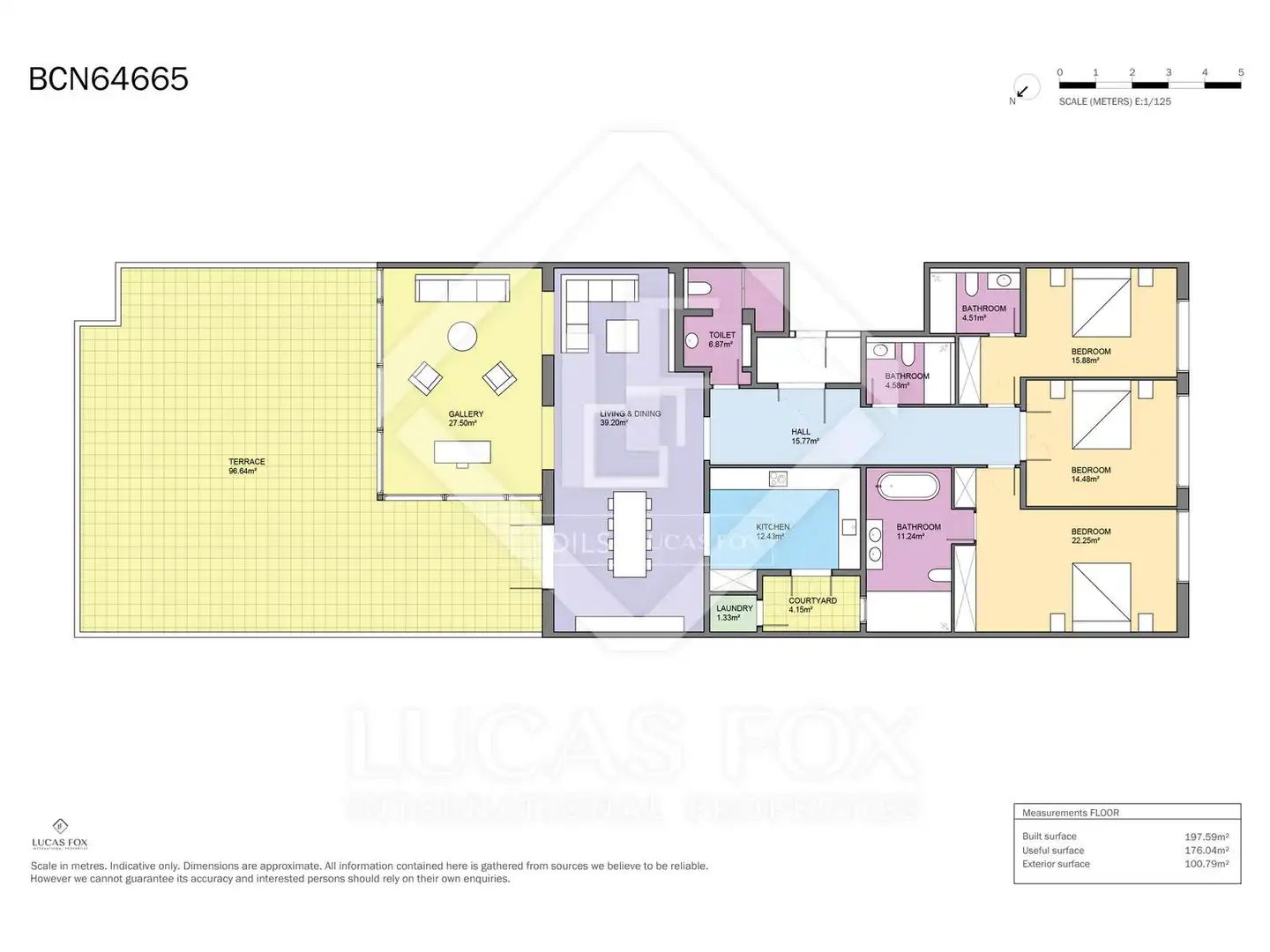Flat for sale in Barcelona  with Air Conditioner, Heating and Parquet flooring