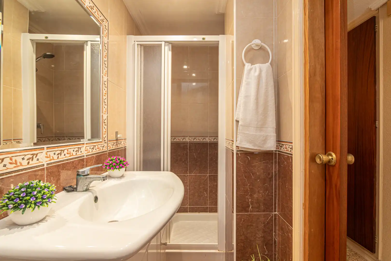 Bathroom of Flat for sale in Santa Pola  with Air Conditioner, Terrace and Furnished