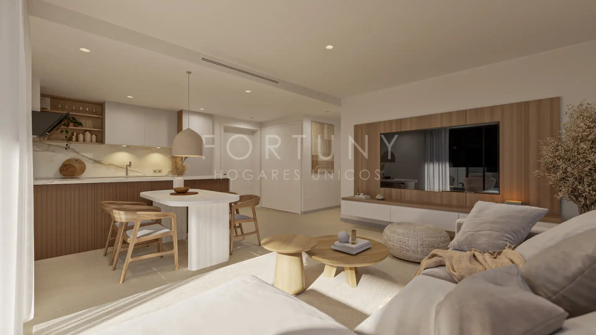 Wohnzimmer von Erdgeschoss zum Verkauf in Fuengirola mit Terrasse, Abstellraum und Gemeinschaftspool