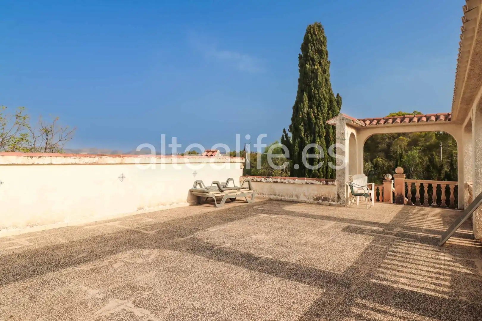 Terraza de Casa o chalet en venta en La Nucia con Aire acondicionado, Jardín privado y Terraza