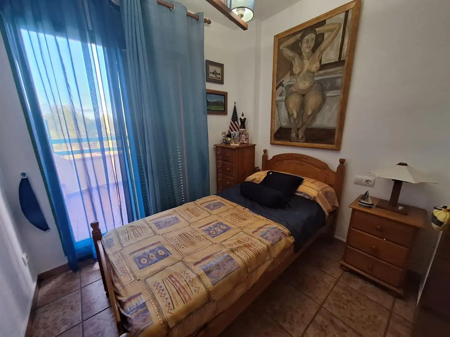 Habitación de Casa adosada en venta en Tavernes de la Valldigna con Aire acondicionado, Jardín privado y Terraza