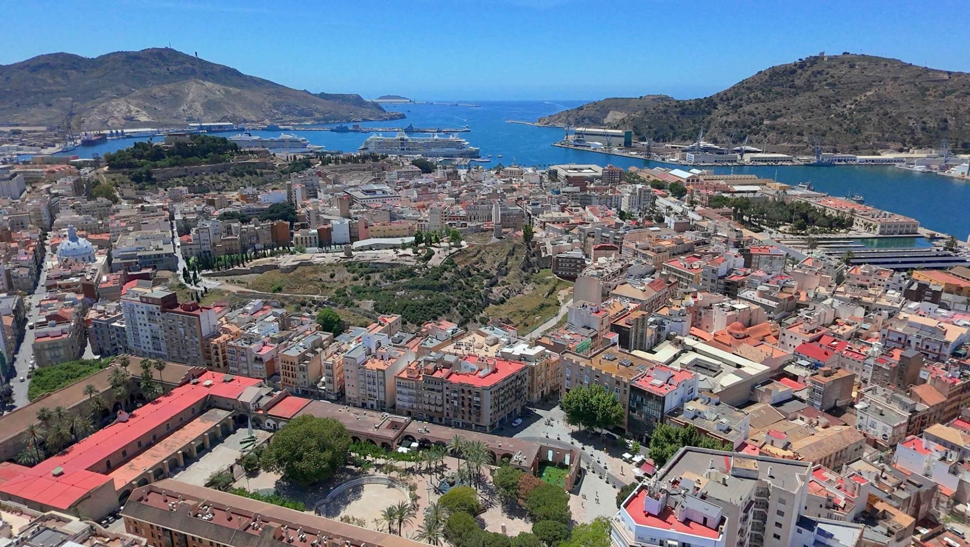 Vista exterior de Pis en venda en Cartagena amb Aire condicionat, Calefacció i Terrassa
