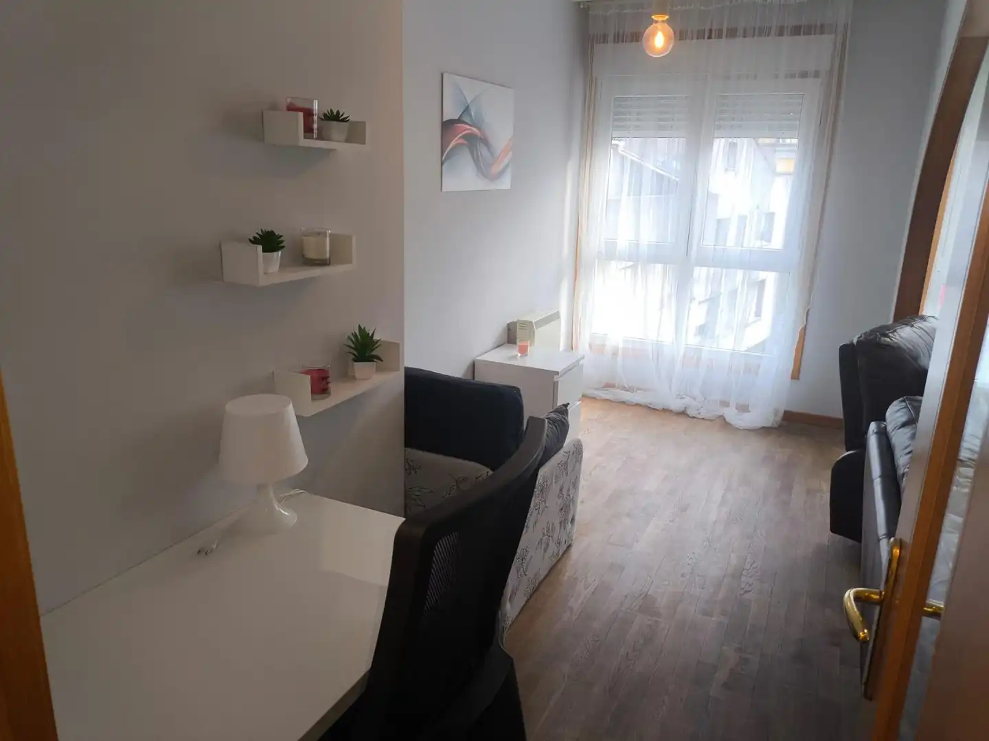 Bedroom of Flat for rent in Arteixo  with Heating, Storage room and Furnished