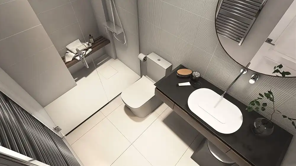Bathroom of Flat for sale in Salamanca  with Air Conditioner, Heating and Balcony