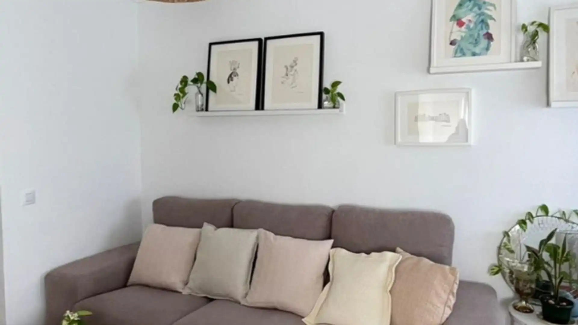 Living room of Flat for sale in Málaga Capital  with Air Conditioner and Furnished