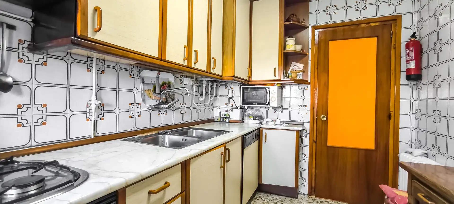Cocina de Piso en venta en Ólvega con Calefacción, Parquet y Trastero