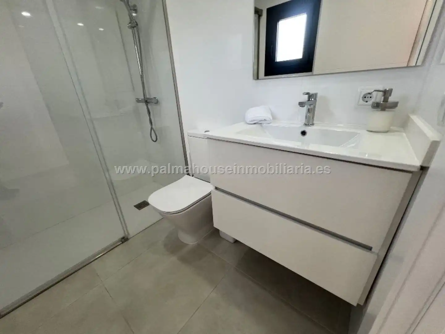 Baño de Finca rústica de alquiler en Sencelles con Piscina, Amueblado y TV
